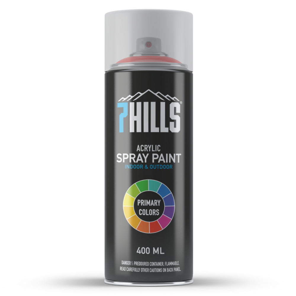 7Hills -Yüksek Kaliteli 400ml Sprey Boya- [Kırmızı]