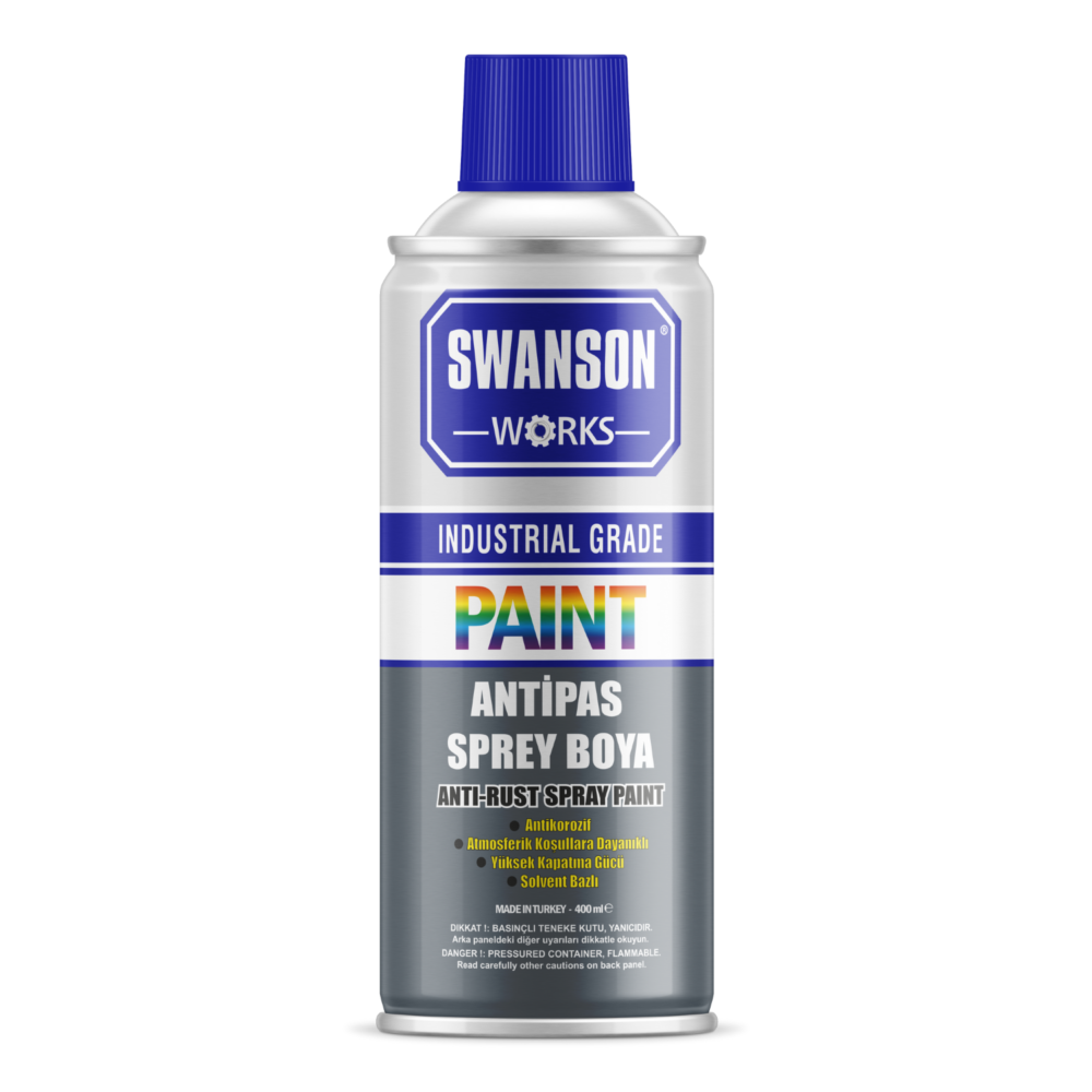 Swanson Works - Yüksek Kaliteli 400ml Antipas Sprey Boya