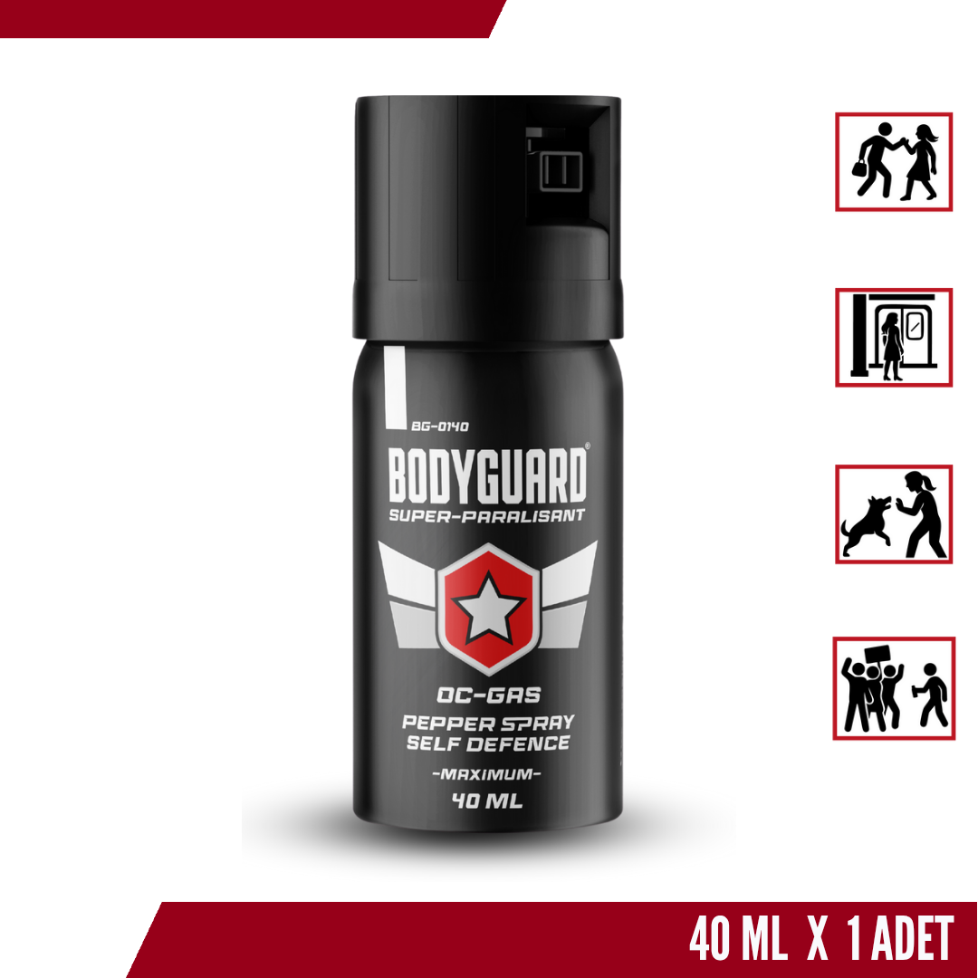 BODYGUARD® BG-0140 OC-Gas Spray 40 ml – Kişisel Savunma Spreyi